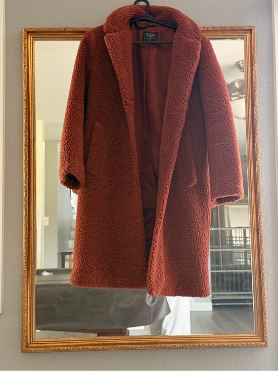 Abercrombie & Fitch Jackets & Blazers - Abercrombie & Fitch Rust Teddy Trench Coat
